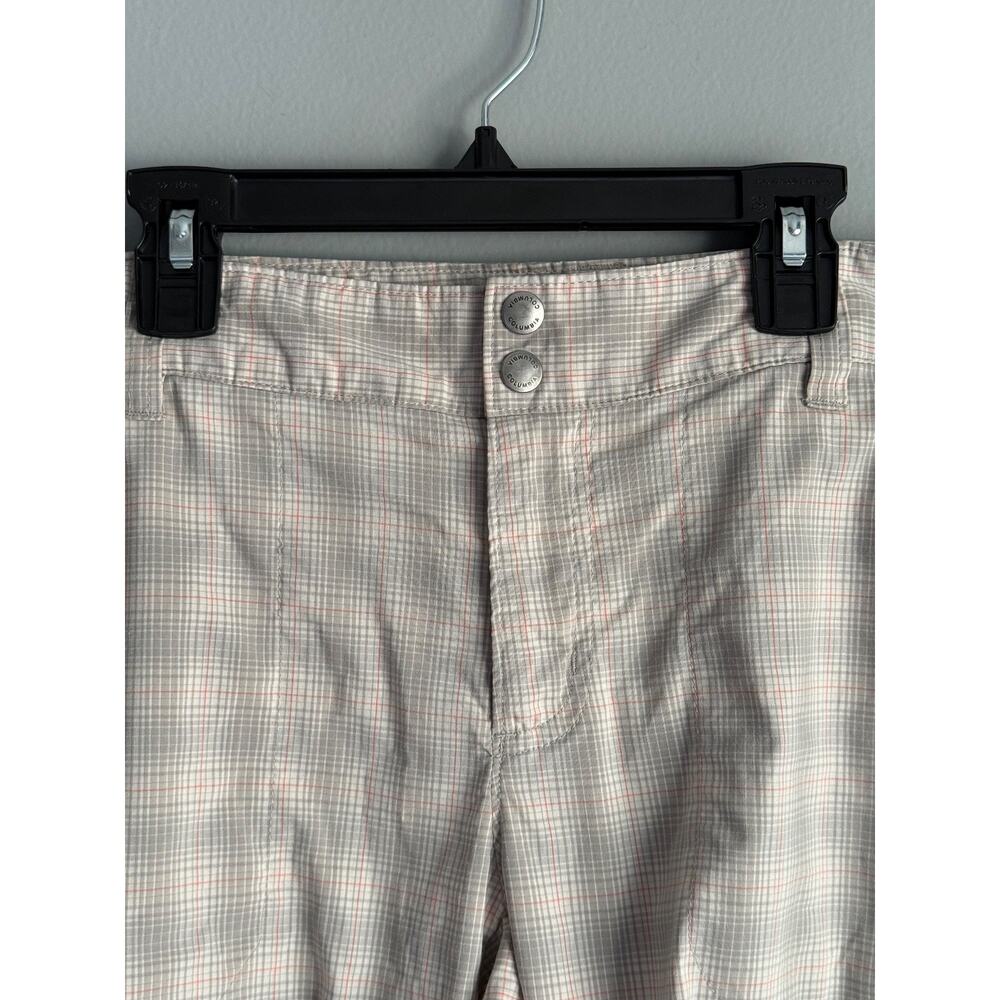 Columbia Omni-Wick Checkered Bermuda Shorts Women Size 14 Hiking Outdoor Plaid - Picture 5 of 8
